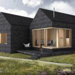3D visualisatie van een ontwerp van een Tiny House