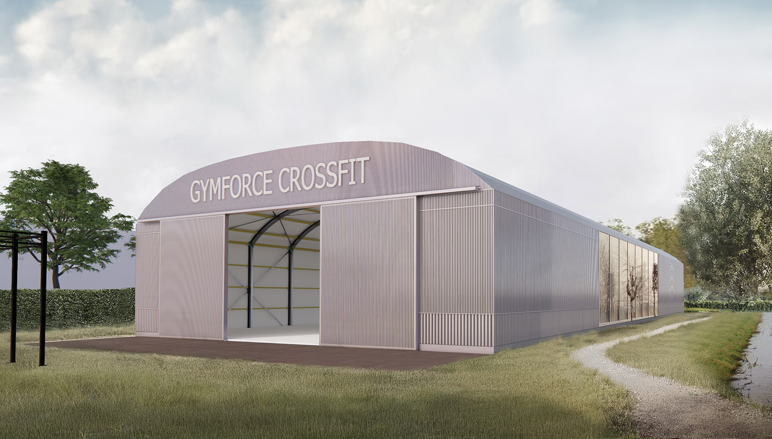 Visualisatie en Ontwerpen van een bedrijfspand - Gymforce Crossfit Dordrecht